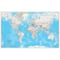 Hemispheres® Contemporary Laminated Wall World Map